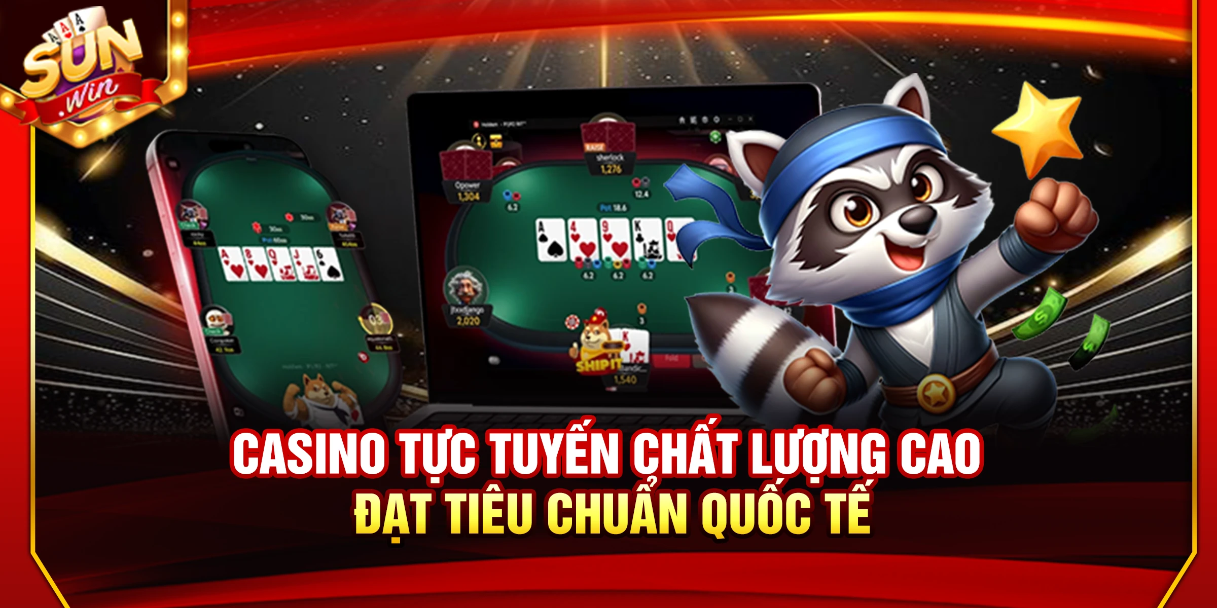 Casino tực tuyến chất lượng cao đạt tiêu chuẩn quốc tế